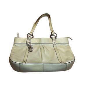 VTG Etienne Aigner Leather Bag, yellow cream